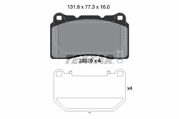 Brake Pad Set, disc brake Q+ 2332502
