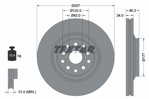 Brake Disc PRO 92224303