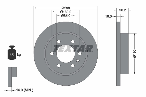 Brake Disc PRO 92301003