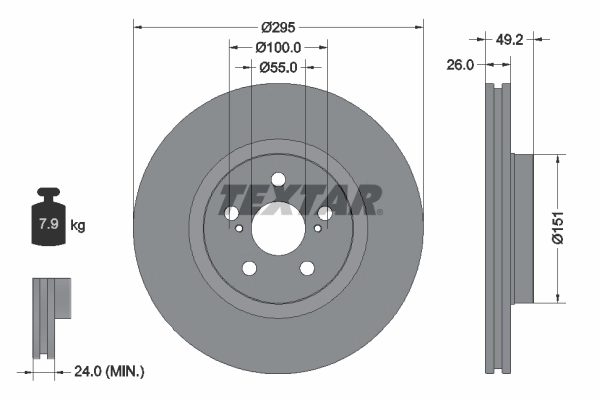 Brake Disc PRO 92135603