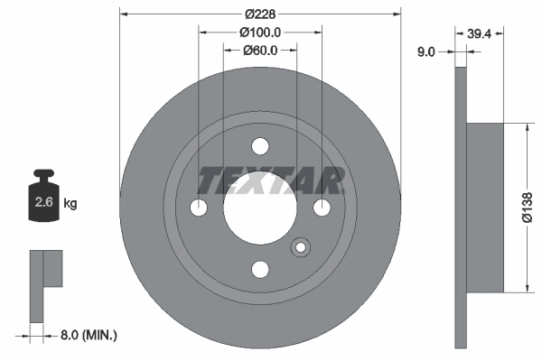 Brake Disc 92082800