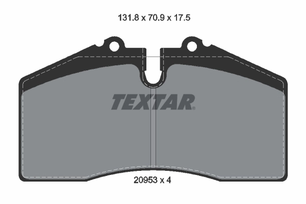 Brake Pad Set, disc brake 2095302