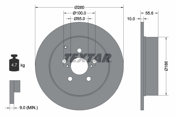 Brake Disc PRO 92135703