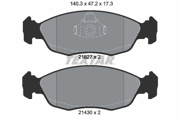 Brake Pad Set, disc brake Q+ 2182702
