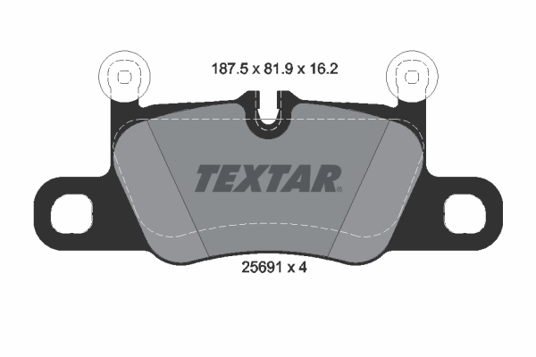 Brake Pad Set, disc brake 2569101