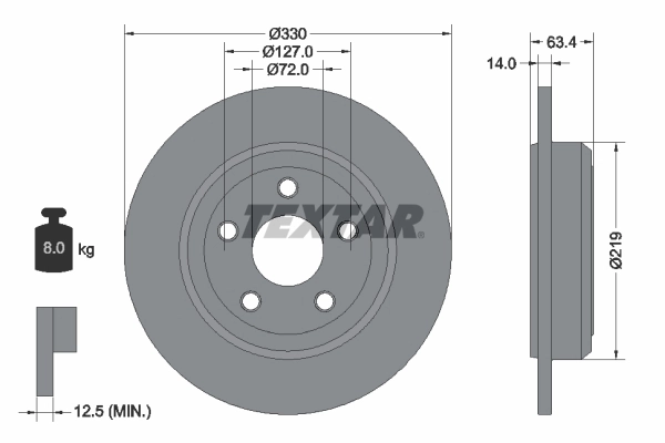 Brake Disc PRO 92274703