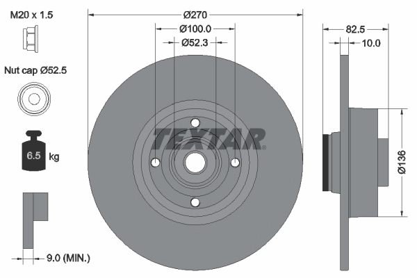 Brake Disc PRO 92154503