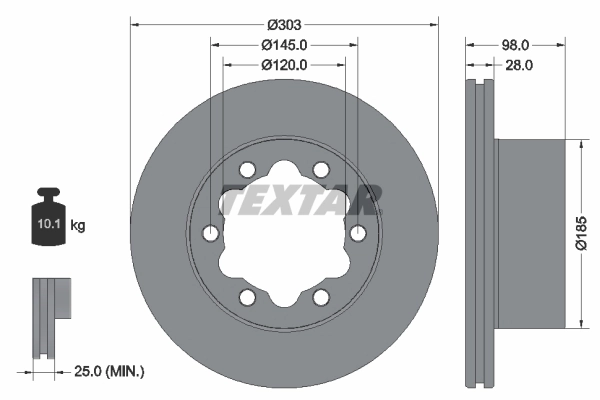 Brake Disc PRO 92295303