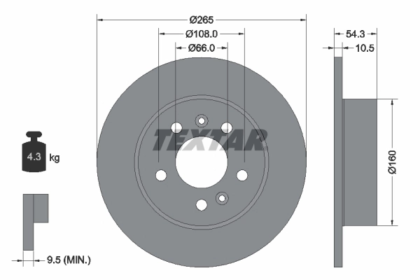 Brake Disc 92096300