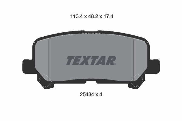 Brake Pad Set, disc brake 2543403