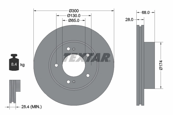 Brake Disc PRO 92203003
