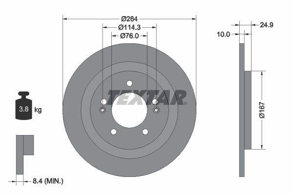 Brake Disc PRO 92239103