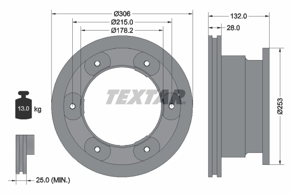 Brake Disc PRO 93177703