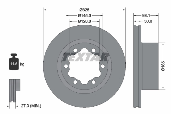Brake Disc PRO 92305803