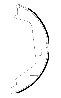 Brake Shoe Set, parking brake 91081300