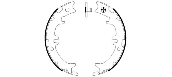 Brake Shoe Set, parking brake 91060500