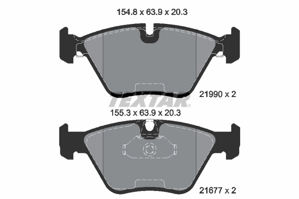 Brake Pad Set, disc brake Q+ 2199003