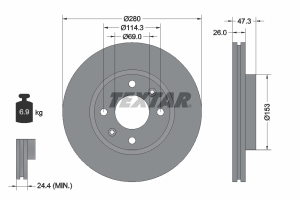 Brake Disc 92136600