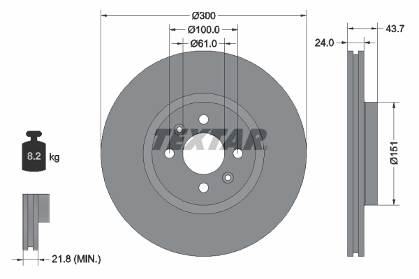 Brake Disc PRO 92149503