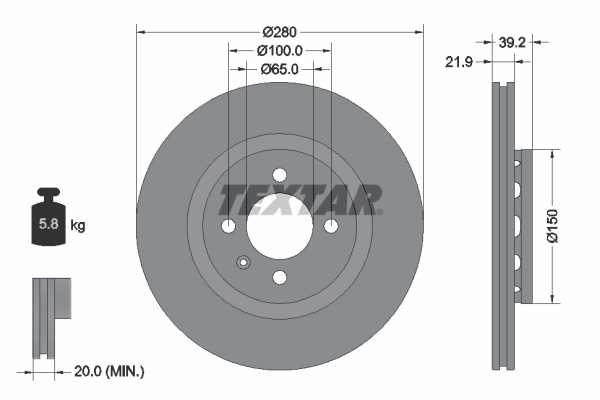 Brake Disc 92043500