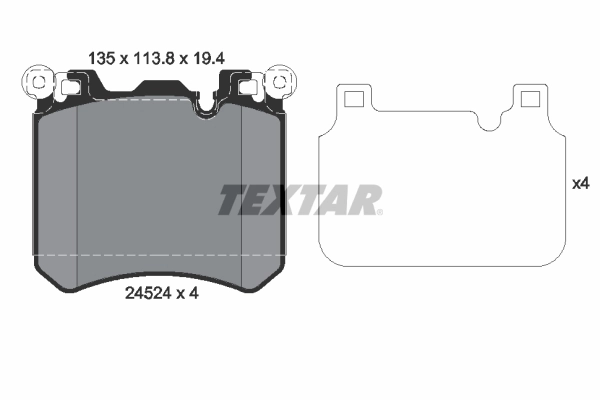 Brake Pad Set, disc brake Q+ 2452401