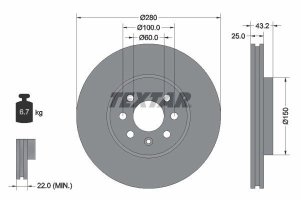 Brake Disc PRO 92129303