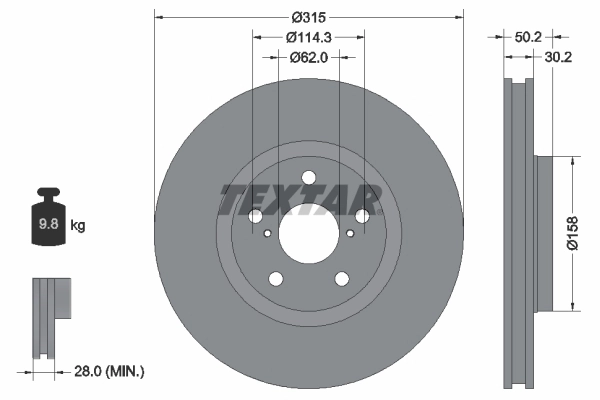 Brake Disc PRO 92185603