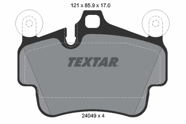 Brake Pad Set, disc brake 2404901