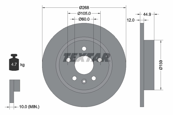 Brake Disc PRO 92205503
