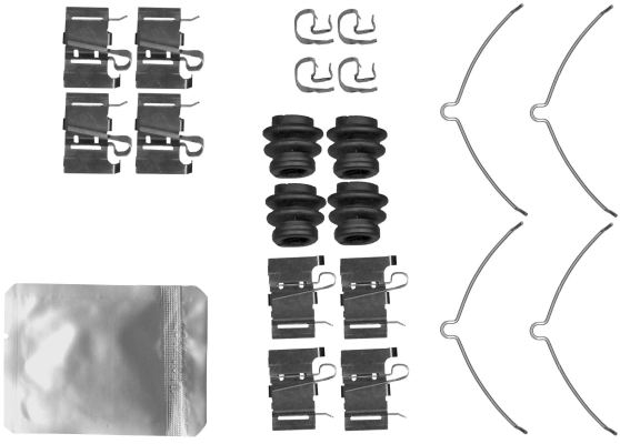 Accessory Kit, disc brake pad 82555600