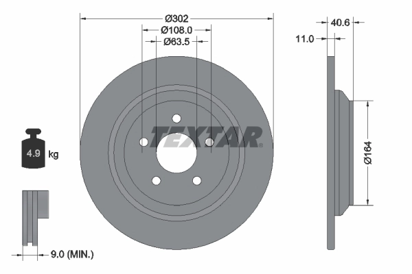 Brake Disc PRO 92292403