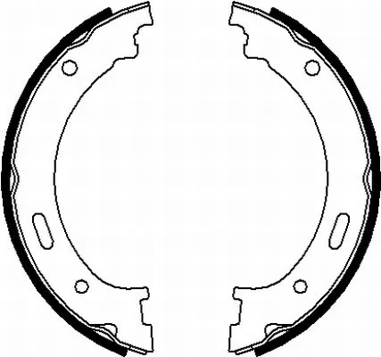 Brake Shoe Set, parking brake 91073300
