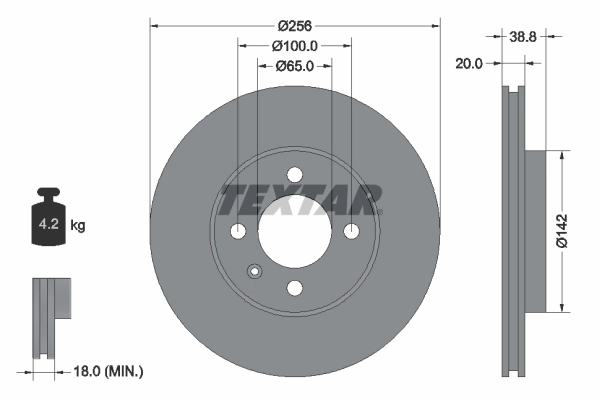 Brake Disc PRO 92036803
