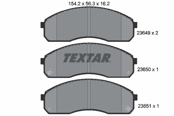 Brake Pad Set, disc brake 2364901
