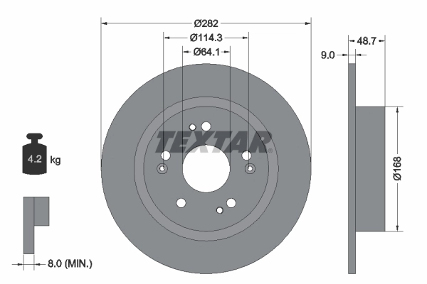 Brake Disc PRO 92301603