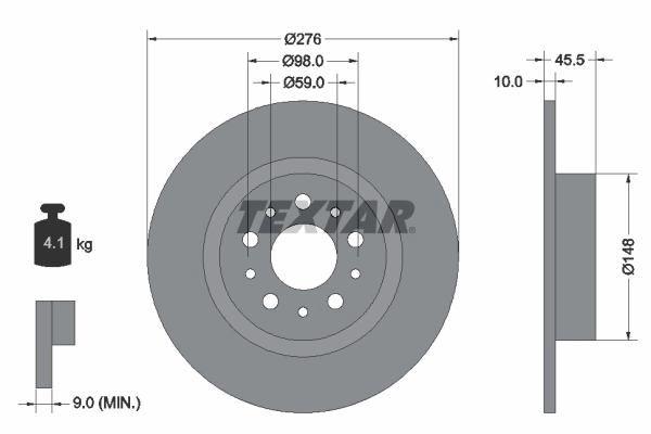 Brake Disc PRO 92114703
