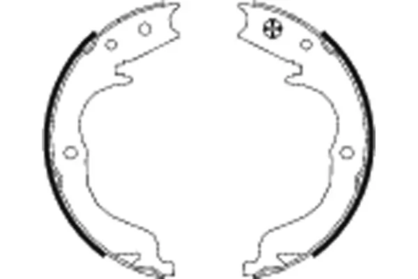 驻车刹车蹄 91068300