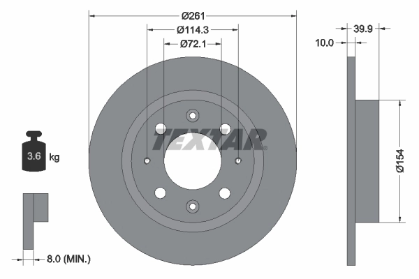 Brake Disc 92104300