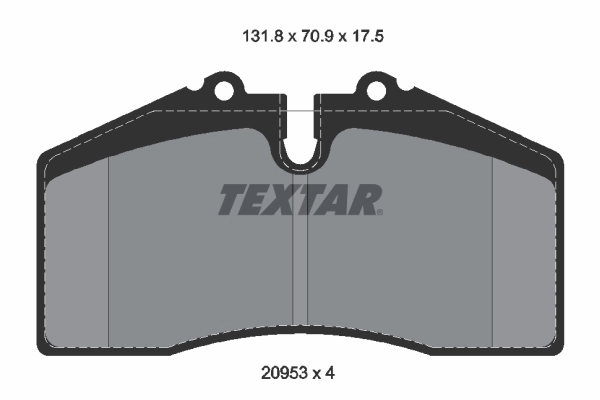 Brake Pad Set, disc brake Q+ 2095310