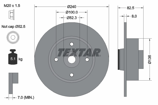 Brake Disc PRO 92154403