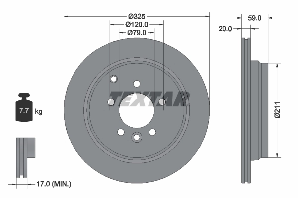 Brake Disc PRO 92147603