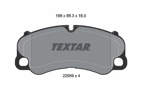 Brake Pad Set, disc brake Q+ 2295901