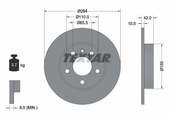 Brake Disc PRO 92092103