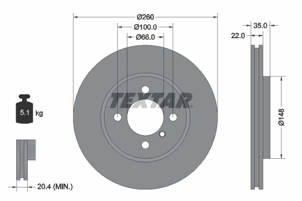 Brake Disc PRO 92026503