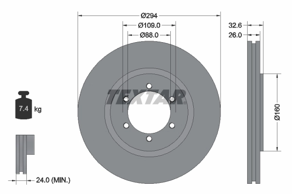 Brake Disc 92162600