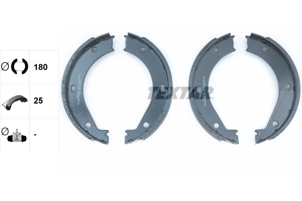 Brake Shoe Set, parking brake 91033400