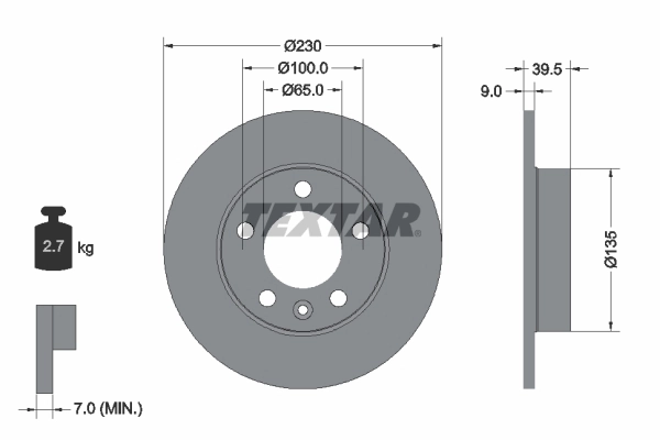 Brake Disc PRO 92082503