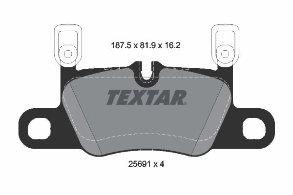 Brake Pad Set, disc brake 2569103
