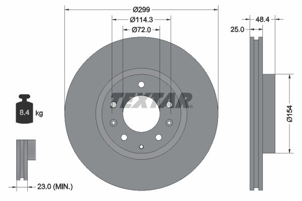 Brake Disc PRO 92180703