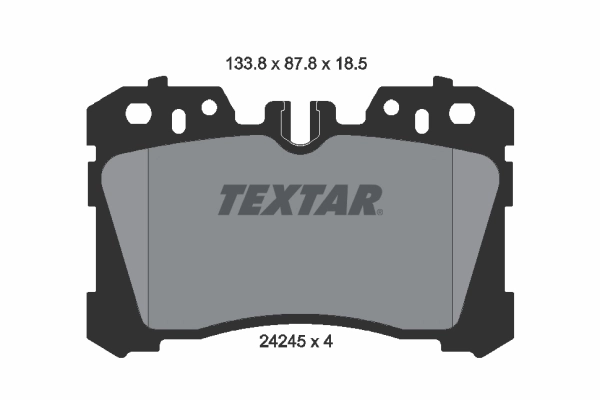 Brake Pad Set, disc brake 2424501